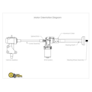 FORD MUSTANG 1964-1966 KIT DE CONVERSION DE DIRECTION ASSISTÉE ÉLECTRIQUE EPAS Performance Electric Power Steering Kits 1001
