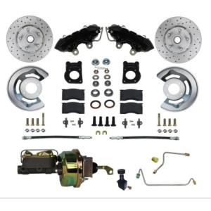 FORD MUSTANG 1964-1966 V8 260 289 KIT DE CONVERSION DE FREINAGE A DISQUES POUR BOITE MANUELLE LEED Brakes Front Disc Brake Conve
