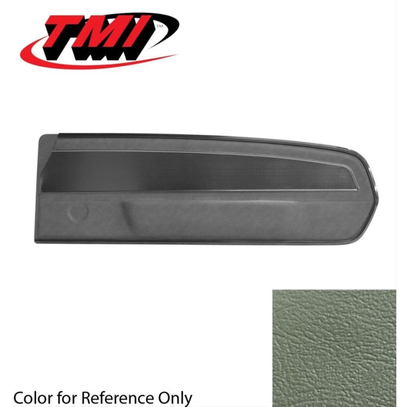 FORD MUSTANG 1967 PAIRE DE PANNEAUX DE PORTE DELUXE IVY GOLD TMI Deluxe Door Panels 10-70107-2286