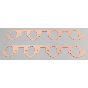 FORD MUSTANG 1968-1997 V8 429 460 PAIRE DE JOINTS DE COLLECTEURS D ÉCHAPPEMENT BLINDE EN CUIVRE Flatout Gaskets Amored RCC Heade