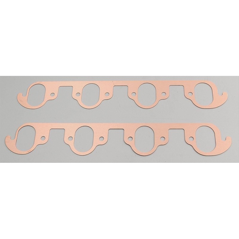FORD MUSTANG 1968-1997 V8 429 460 PAIRE DE JOINTS DE COLLECTEURS D ÉCHAPPEMENT BLINDE EN CUIVRE Flatout Gaskets Amored RCC Heade