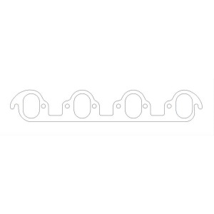 FORD MUSTANG 1968-1997 V8 429 460 PAIRE DE JOINTS DE COLLECTEURS D ÉCHAPPEMENT BLINDE EN CUIVRE Flatout Gaskets Amored RCC Heade