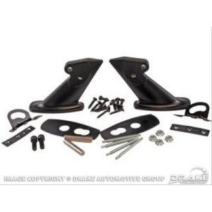 FORD MUSTANG FASTBACK 1969-1970 KIT DE MONTAGE EN ACIER NOIR POUR SPOILER ARRIÈRE Scott Drake Rear Spoiler Mounting Hardware C9Z
