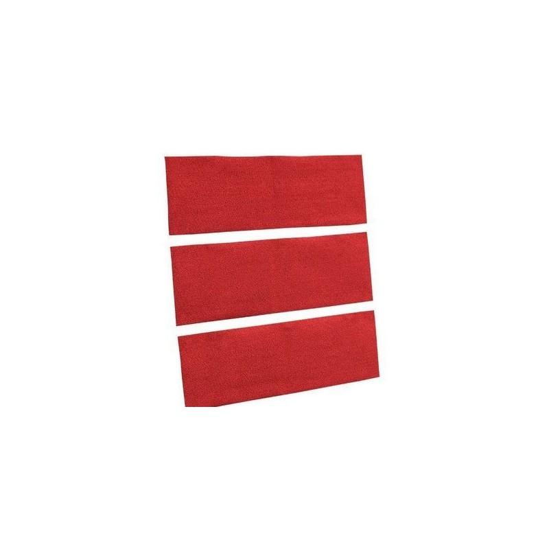 FORD MUSTANG 1965-1968 FASTBACK MOQUETTE DE BANQUETTE RABATTABLE ROUGE 100% NYLON Fold down seat carpet 8118260 615