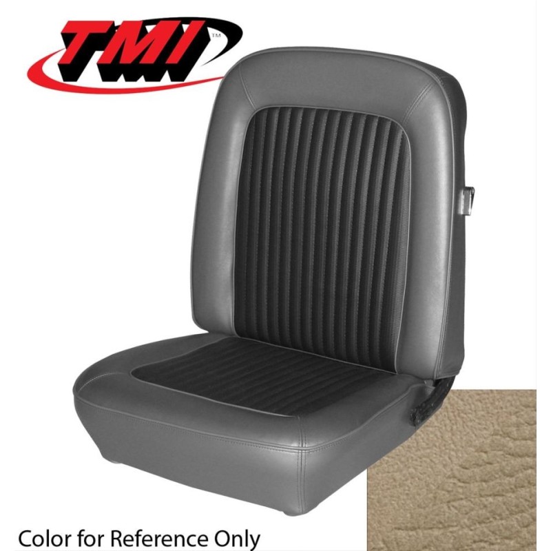 FORD MUSTANG 1968 CABRIOLET KIT DE COUVRE SIEGE AVANT ET ARRIERE PARCHEMIN TMI Standard Seat Upholstery 43-71228-3096-3443