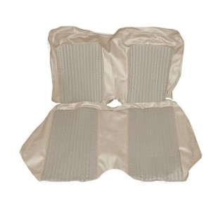 FORD MUSTANG 1968 CABRIOLET KIT DE COUVRE SIEGE AVANT ET ARRIERE PARCHEMIN Distinctive Industries Standard Seat Cover Upholstery