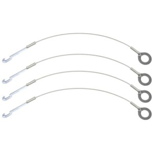 FORD MUSTANG 1964-1973 KIT DE 4 CÂBLES D'AJUSTEMENTS AUTOMATIQUES DE FREIN A TAMBOUR AVANT OU ARRIÈRE EN 10 POUCES ACDelco Gold
