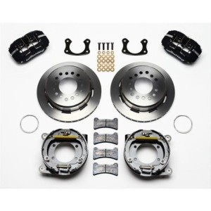 FORD MUSTANG 1964-1973 KIT DE FREINS A DISQUE ARRIÈRE 11 ÉTRIERS POLIS A 4 PISTONS Wilwood Forged DynaPro Low-Profile Dust Seal