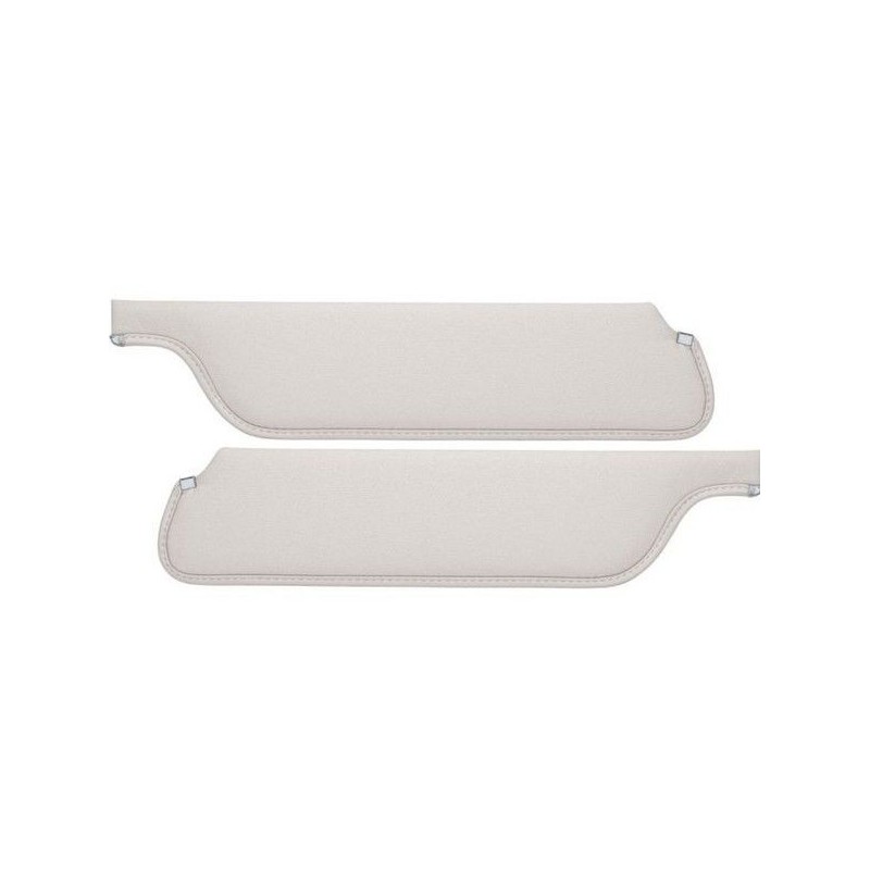 FORD MUSTANG 1965-1966 CABRIOLET PAIRE DE PARE SOLEIL BLANC Convertible Sun Visors white ACME AUTO SV211MCSV