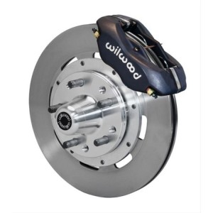 FORD MUSTANG 1965-1969 V8 KIT ETRIERS 4 PISTONS NOIR MANUELLE OU AUTOMATIQUE Forged DynaPro 6 Big Brake Front Disc black WILWOOD