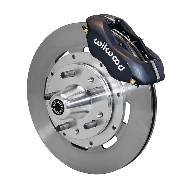 FORD MUSTANG 1965-1969 V8 KIT ETRIERS 4 PISTONS NOIR MANUELLE OU AUTOMATIQUE Forged DynaPro 6 Big Brake Front Disc black WILWOOD
