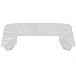 FORD MUSTANG 1969 CACHE CAPOTE POUR CONVERTIBLE DECAPOTABLE CABRIOLET BLANC CA Convertible Top Boot Covers White MA2432
