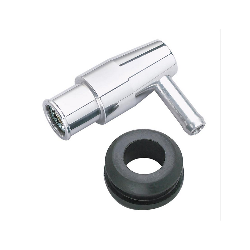 FORD MUSTANG 1965-1972 VALVE DE CACHES CULBUTEUR SOUPAPE RECYCLAGE + ANGLE A 90° pcv valve