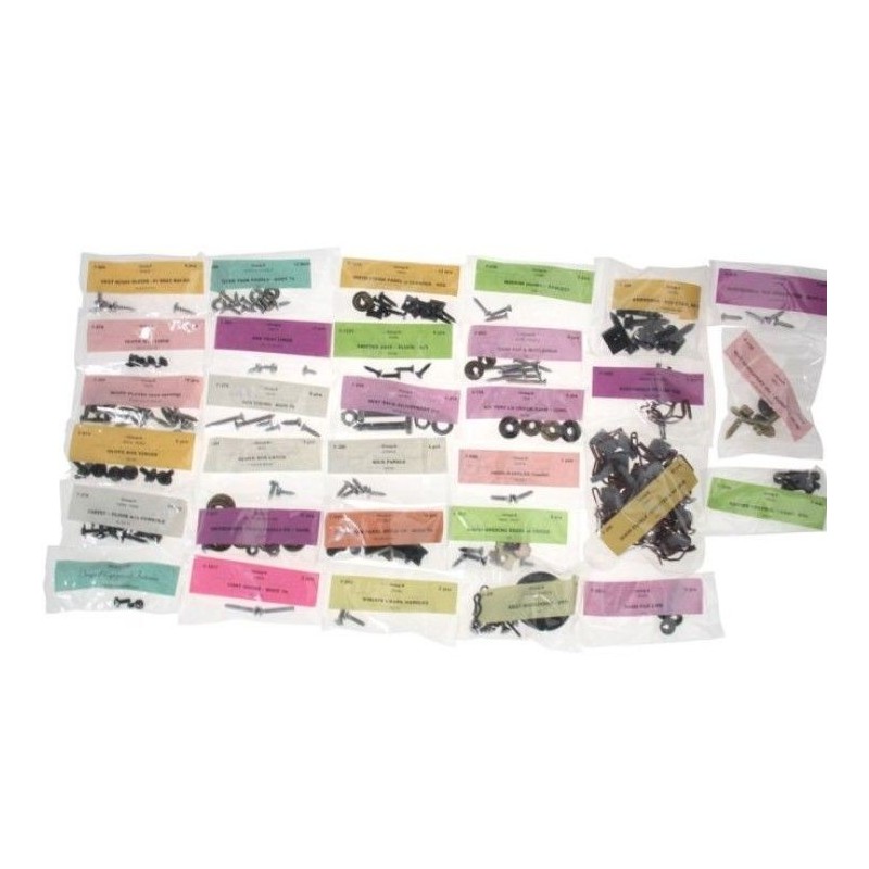 FORD MUSTANG 1967 CABRIOLET KIT DE MONTAGE D INTERIEUR STANDARD FASTBACK Master Interior Fastener convertible Kit 67Z-76A