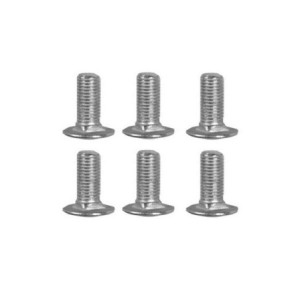 FORD MUSTANG 1964-1966 LOT DE 6 VIS DE SUPPORT DE TETE D AMORTISSEUR AVANT Shock Tower Bolts SCOTT DRAKE 355471-SK