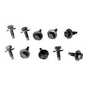 FORD MUSTANG 1964-1968 KIT VIS COMPAS CHARNIERE MALE ARRIERE COFFRE trunk hinge mounting kit SCOTT DRAKE 359662-SMK