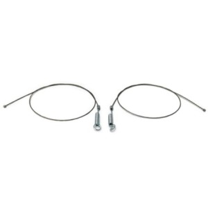 FORD MUSTANG 1965-1968 DECAPOTABLE CABRIOLET PAIRE DE CABLES DE TENSION DE CAPOTE Convertible Top Cylinder Cables Auto Pro USA