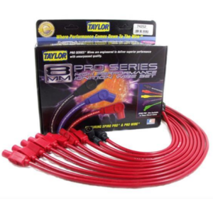 FORD MUSTANG 1964-1969 V8 260 289 302 390 428 SET CABLES DE BOUGIES 8 mm ROUGE Spiro-Pro Spark Plug Wire Sets TAYLOR 74252 CONNE