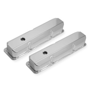 FORD MUSTANG 1967-1970 V8 FE 390 428 PAIRE DE CACHE CULBUTEURS aluminium valve cover Mr Gasket 6872G