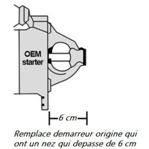 FORD MUSTANG 1964-1968 V8 289 302 351W BOITE MANUELLE POUR VOLANT MOTEUR 157 DENTS 3/4 inch Reach OEM style Replacement Starters