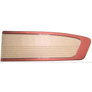 FORD MUSTANG 1966 PAIRE DE PANNEAUX DE PORTE BRAISE PARCHEMIN Distinctive Industries Two-Tone Door Panels Vinyl