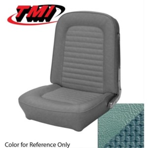 FORD MUSTANG 1966 COUPE COUVRE SIEGE TURQUOISE AVANT ET ARRIÈRE TMI Standard Seat Upholstery Turquoise 43-70226-2929-2951