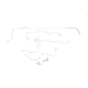 FORD MUSTANG 1972-1973 SET DE CONDUITES DE FREIN AVANT ET ARRIÈRE EN ACIER Classic Tube Pre-Bent Brake Line Kits MU1041-OE