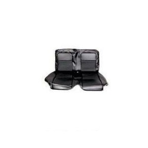 FORD MUSTANG 1967 COUPE BANQUETTE ARRIERE COUVRE SIEGE STANDARD NOIR Full Set Upholstery Standard Black SELECTION SILVER