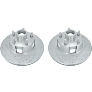 FORD MUSTANG 1964-1967 PAIRE DE DISQUES DE FREIN AVANT RAINURE Disc Brake Rotor SSBC 23000AA3L/3R