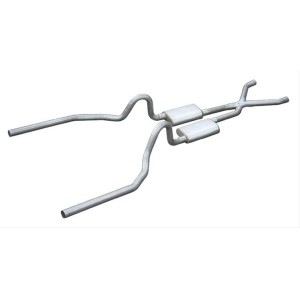 63.5mm (2.5 pouces) FORD MUSTANG 1971-1973 V8 302 351 429 LIGNE D ECHAPPEMENT Pypes Turbo Pro Exhaust Systems SFM04T