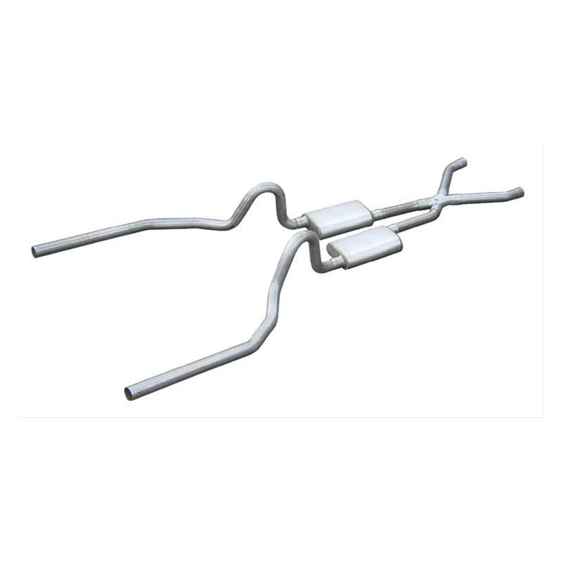 63.5mm (2.5 pouces) FORD MUSTANG 1971-1973 V8 302 351 429 LIGNE D ECHAPPEMENT Pypes Turbo Pro Exhaust Systems SFM04T
