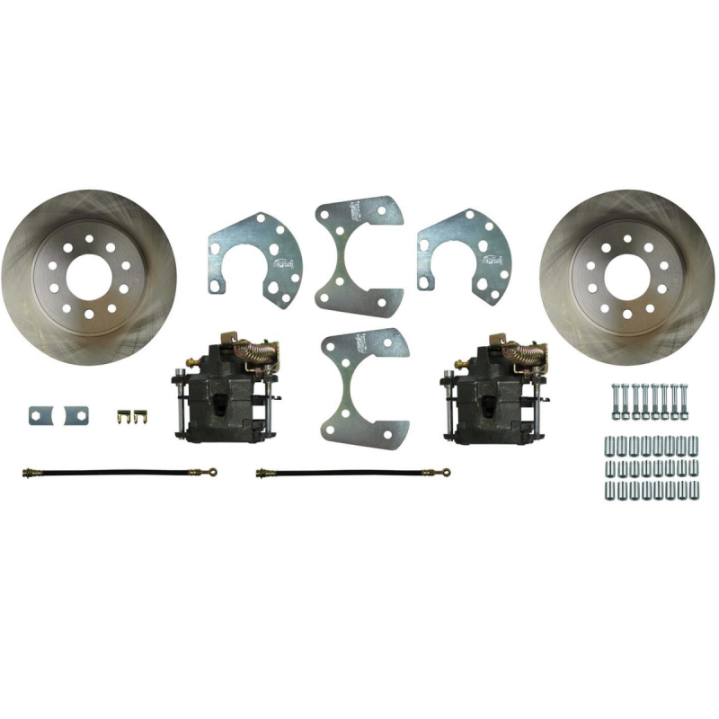 FORD MUSTANG 1965-1973 KIT DE CONVERSION FREINAGE A DISQUES ARRIERES POUR PONT 8 OU 9 POUCES SANS FREIN MECANIQUE Rear Disc Brak