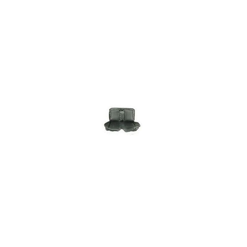 FORD MUSTANG 1968 COUPE SET BANQUETTE ARRIERE STANDARD NOIR Full Set Upholstery Standard Black 68CP-S-ARR-BK