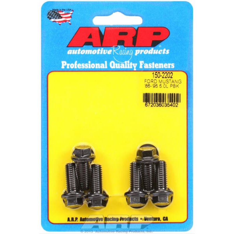FORD MUSTANG 1986-1995 V8 302 5.0l SET DE VIS DE PLATEAU DE PRESSION High Performance Series Pressure Plate Bolt Kits ARP 150-22