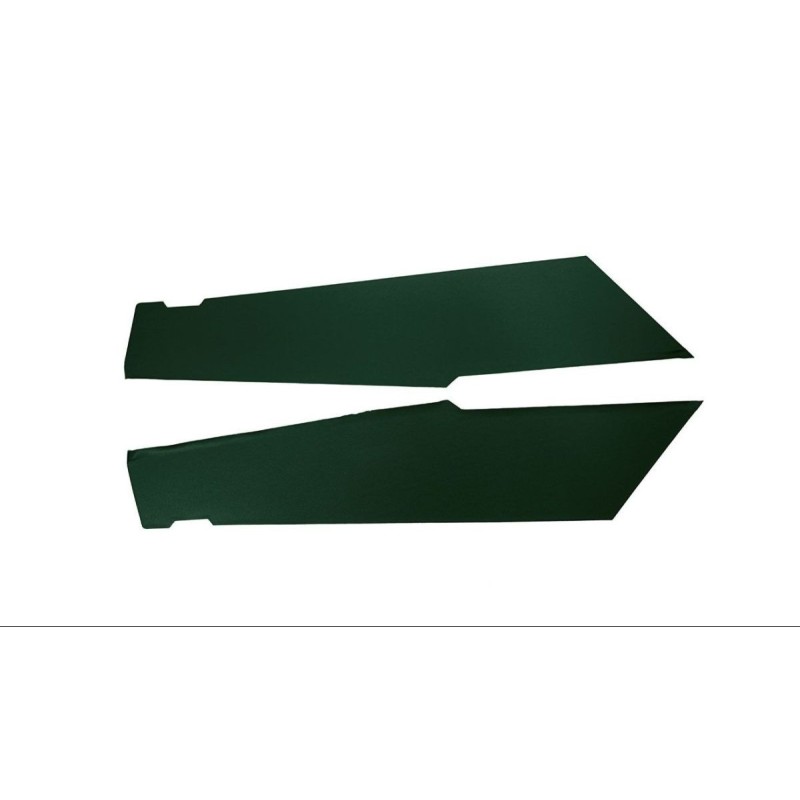 FORD MUSTANG 1971-1973 FASTBACK SPORTSROOF PAIRE DE PANNEAUX DE COTE DE CIEL DE TOIT VERT FONCE Distinctive Industries Sail Pane