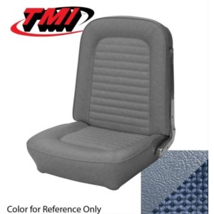 FORD MUSTANG 1966 COUPE SET COMPLET DE HOUSSE COUVRE SIEGE STANDARD BLEU Full Set TMI Standard Seat Upholstery Blue 43-70226-228