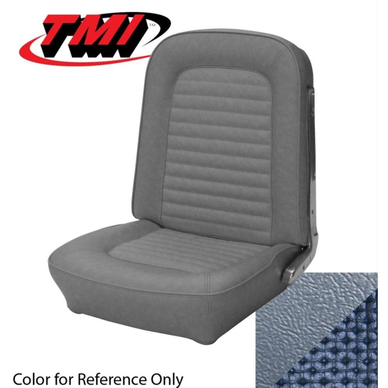 FORD MUSTANG 1966 COUPE SET COMPLET DE HOUSSE COUVRE SIEGE STANDARD BLEU Full Set TMI Standard Seat Upholstery Blue 43-70226-228