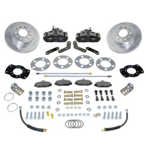 FORD MUSTANG 1965-1973 KIT DE CONVERSION FREINAGE A DISQUES ARRIERES POUR PONT 8 OU 9 POUCES A PETITS ROULEMENTS AVEC FREIN DE S