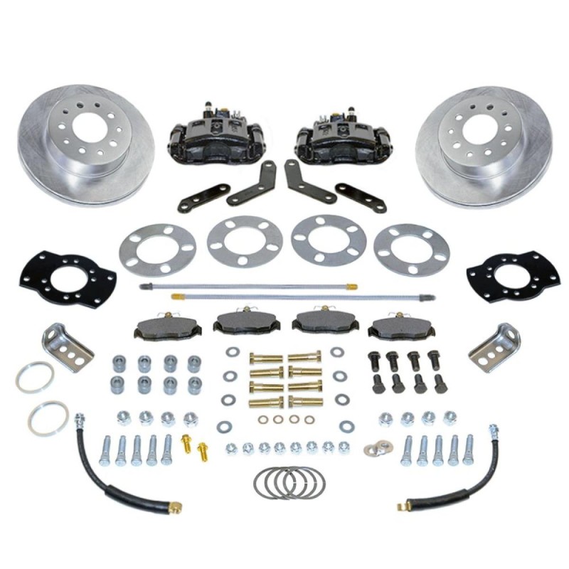 FORD MUSTANG 1965-1973 KIT DE CONVERSION FREINAGE A DISQUES ARRIERES POUR PONT 8 OU 9 POUCES A PETITS ROULEMENTS AVEC FREIN DE S