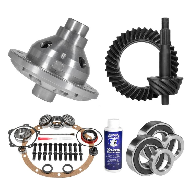 FORD MUSTANG 1964-1970 KIT DIFFÉRENTIEL AUTOBLOQUANT FORD 8 POUCES 28 CANNELURES AVEC COURONNE ET PIGNON 3.25 ET KIT D'INSTALLAT