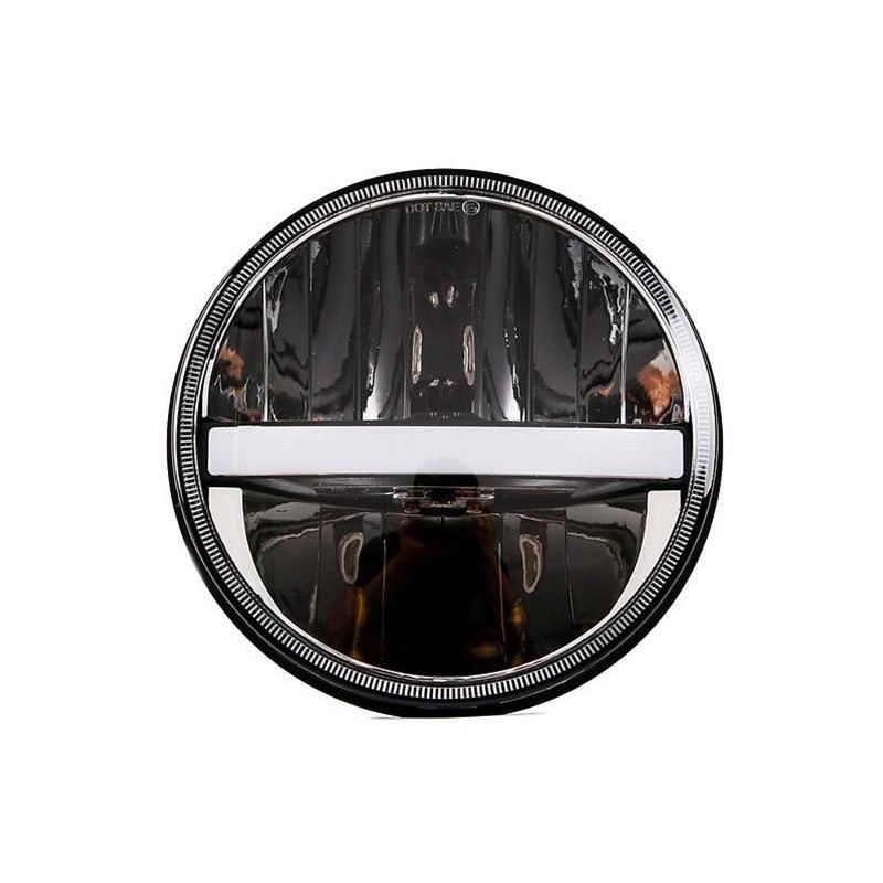 FORD MUSTANG 1964-1973 SAUF 1969 OPTIQUE CONVERSION H4 ET HALO LED 7 POUCES Haizer LED Headlights (vendu à l'unité)