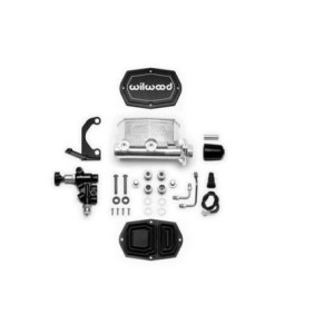 FORD MUSTANG 1964-1973 KIT MAITRE CYLINDRE DE FREINS COMPACT EN ALUMINIUM AVEC RÉPARTITEUR ET VANNE DE DOSAGE DE FREINAGE FINITI
