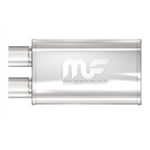 63.5MM 2.5 POUCES ECHAPPEMENT SILENCIEUX PERFORMANCE INOX 409 Stainless Steel 2.5 Inch Muffler MAGNAFLOW 14210