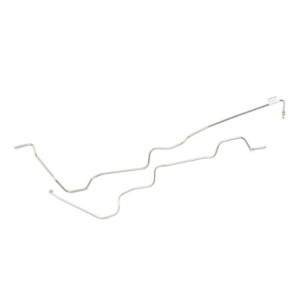 FORD MUSTANG 1964-1965 V8 LOT DE 2 TUYAUX LIAISON RADIATEUR POUR REFROIDISSEMENT DE L HUILE DE BOITE AUTOMATIQUE C4 EN ACIER Cla