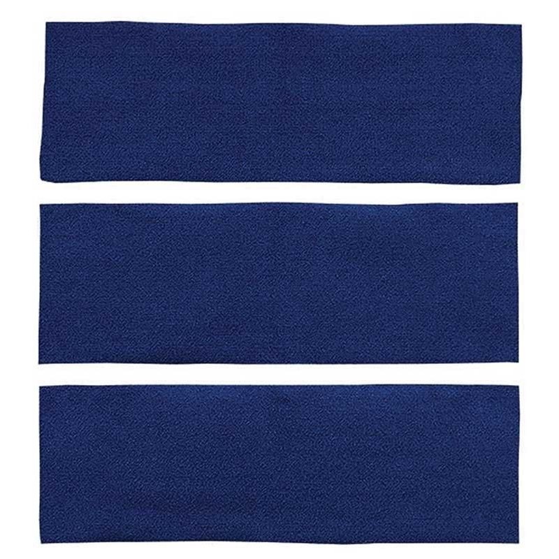 FORD MUSTANG 1964-1968 FASTBACK MOQUETTE DE BANQUETTE RABATTABLE BLEU PROFOND OER Authorized Molded Carpet Kits A4039A12