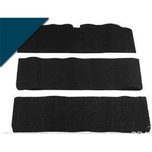 FORD MUSTANG 1965-1968 FASTBACK MOQUETTE DE BANQUETTE RABATTABLE BLEU PROFOND Fold down seat carpet dark blue ACC 3527230