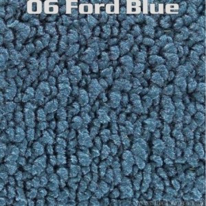 FORD MUSTANG 1965-1968 CABRIOLET KIT COMPLET DE MOQUETTE AVANT + ARRIERE BLEU molded Carpet Kit Blue ACC 26427230