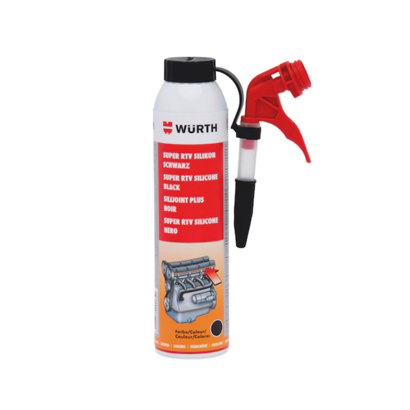 WURTH 0893 3311 RTV NOIR PATE A JOINT MASTIC ETANCHEITE MOTEUR 200 ml