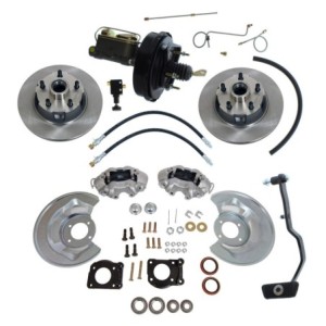 FORD MUSTANG 1967-1969 V8 289 302 351 390 427 428 429 KIT FREIN A DISQUES 4 PISTONS AVANT MODELE AVEC BOITE AUTOMATIQUE Stock Sp
