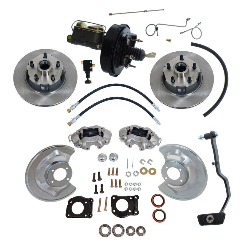 FORD MUSTANG 1967-1969 V8 289 302 351 390 427 428 429 KIT FREIN A DISQUES 4 PISTONS AVANT MODELE AVEC BOITE AUTOMATIQUE Stock Sp